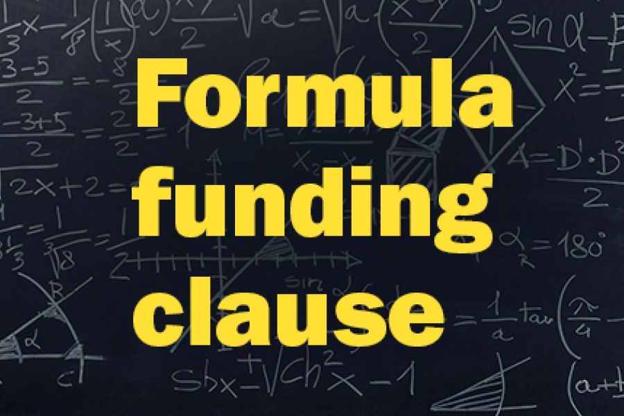 Formula Funding Clause
