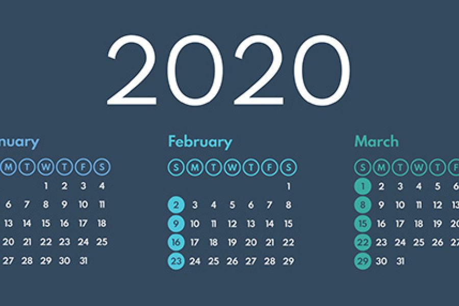 2020 Q1 Tax Calendar