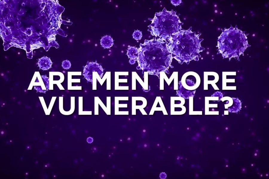 Men are more vulnerable to the Coronavirus