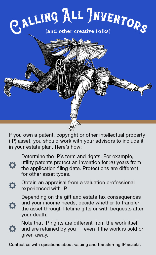 Include IP in Your Estate Plan