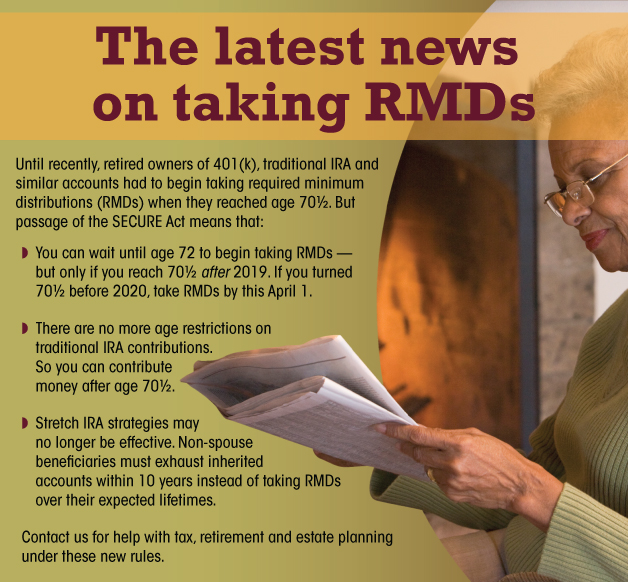 Changes to RMD Rules