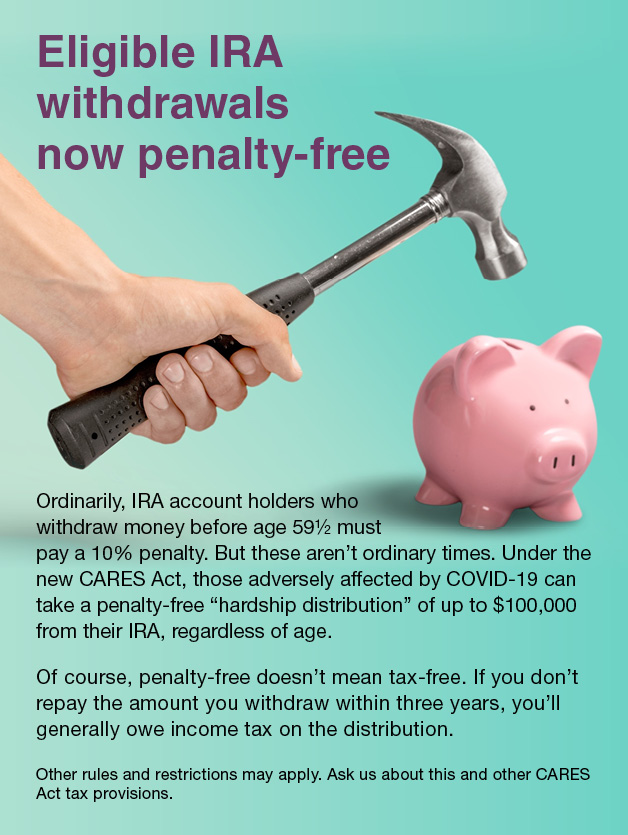 Eligible IRA Withdrawals Penalty-Free