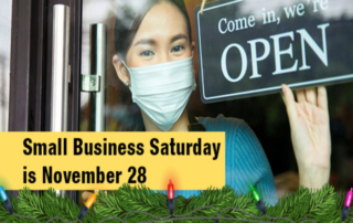 11/28/20 is Small Business Saturday