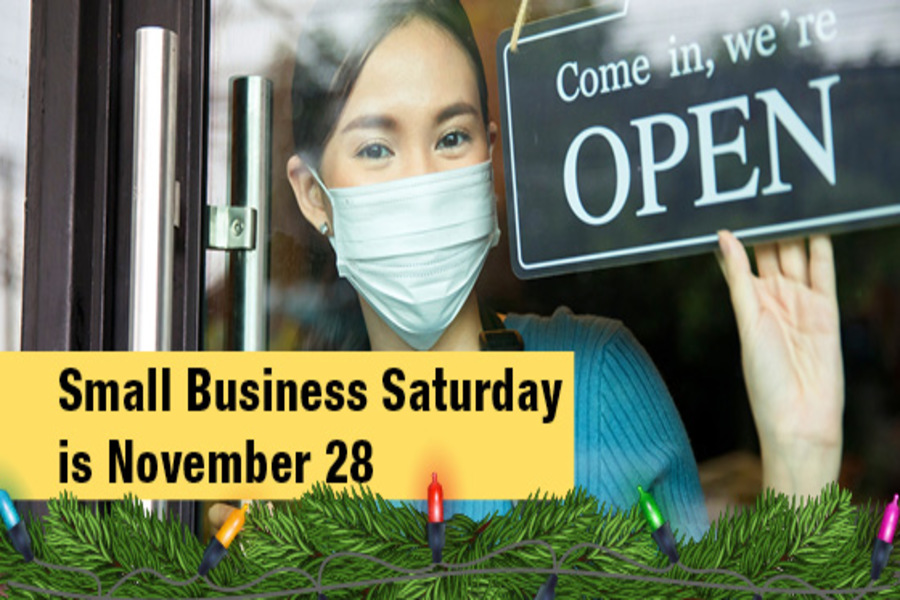 11/28/20 is Small Business Saturday