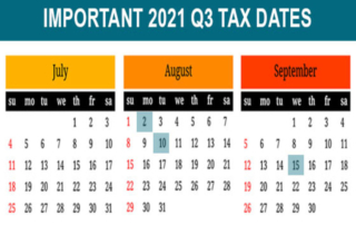 Q3 2021 Tax Deadlines for Businesses