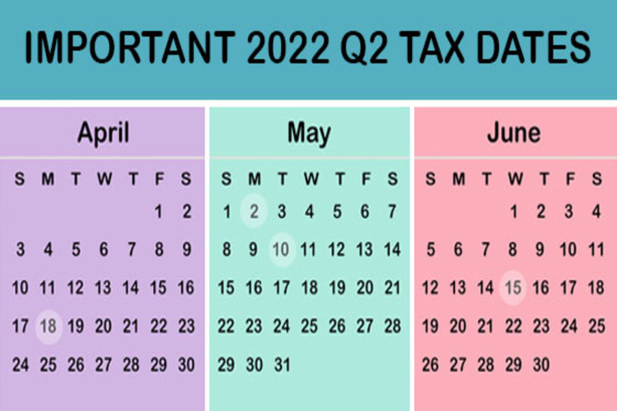2022 Q2 Tax Calendar: Key Deadlines for Businesses