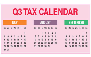 2023 Q3 Tax Calendar: Key Deadlines for Businesses and Other Employers