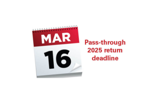 Tax Filing Update for Pass-Through Entities