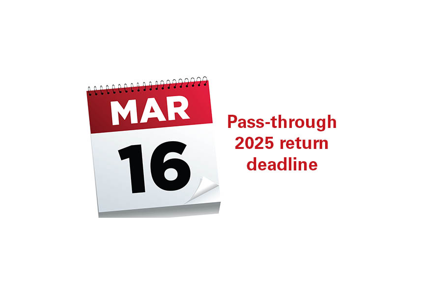 Tax Filing Update for Pass-Through Entities